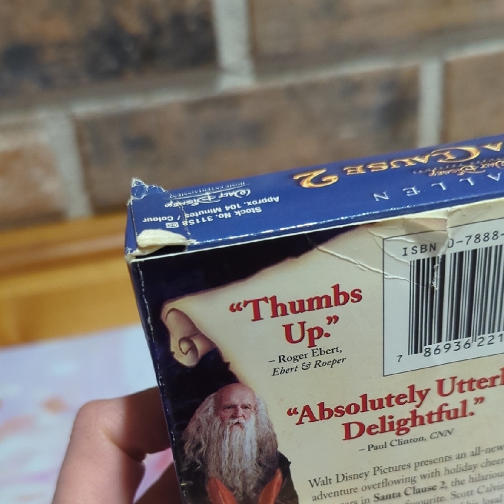 Walt Disney Santa Clause 2 VHS Tape- Tim Allen - Picture 10 of 11